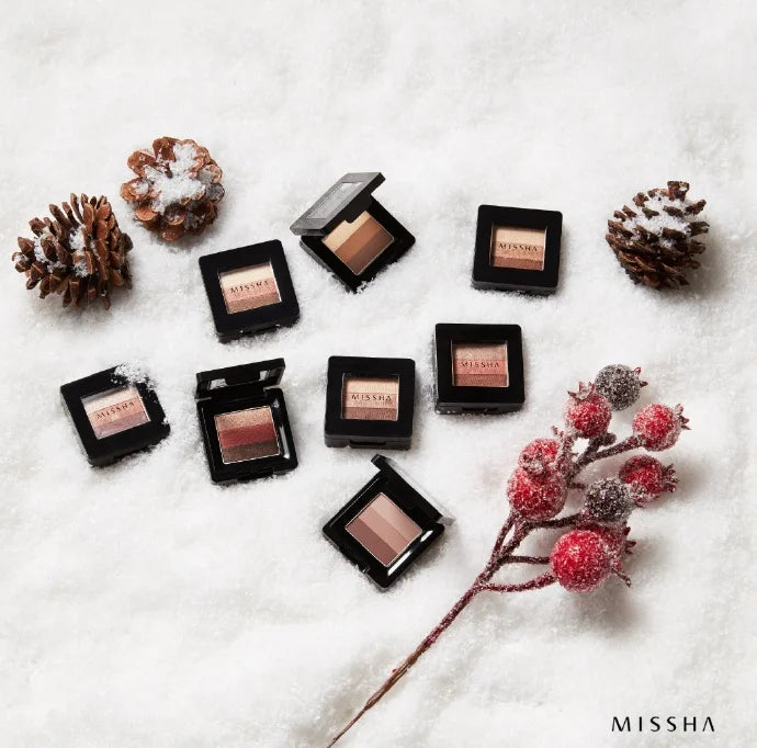 MISSHA - Paleta Sombras MISSHA ORIGINAL Matte, Triple Cores, Glitter Pigment, Highlighter Beauty, Korea Cosmetics,  Cores