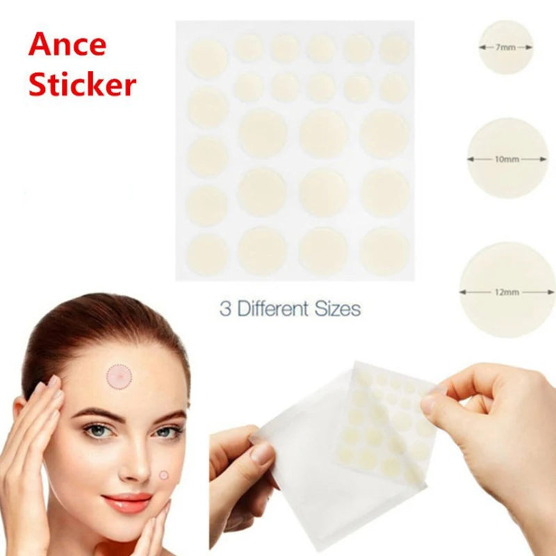 24Pcs Face Acne Patch Hydrocolloid Invisible Repair Anti-Acne Concealer Removal Pimple Make Up Breathable Stickers Skin Care